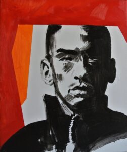 Titanilla Eisenhart, HELD 60 × 50 cm Öl und Acryl auf Leinwand 2017